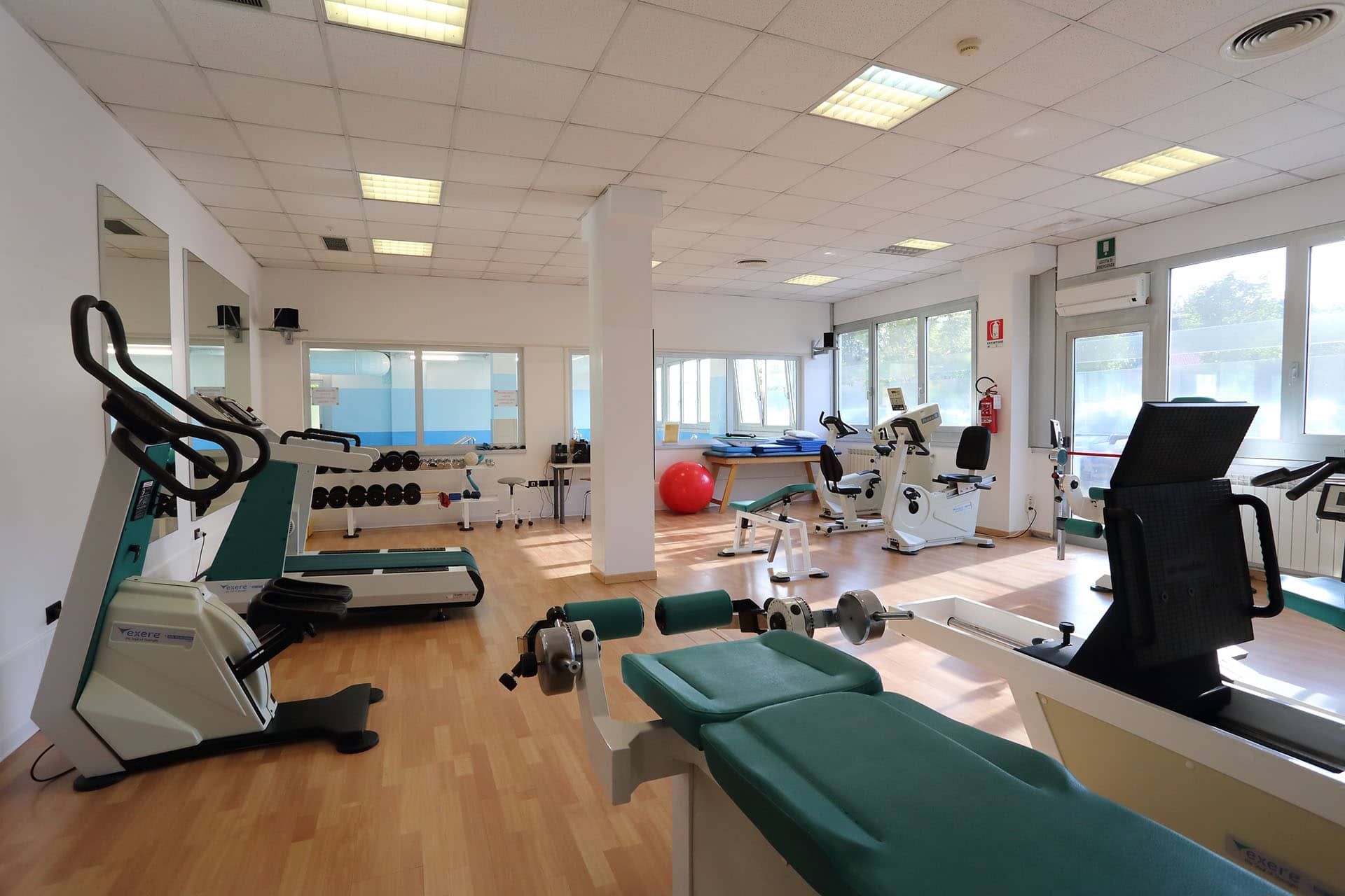 La palestra riabilitativa del poliambulatorio
